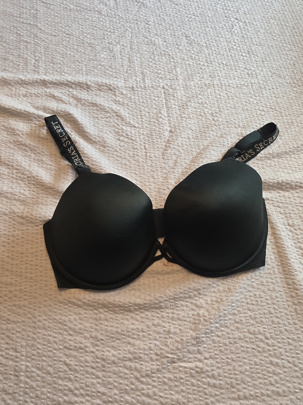 Victoria's Secret Emerald Green Very Sexy Push-Up Bra with Logo Straps 34 DDD